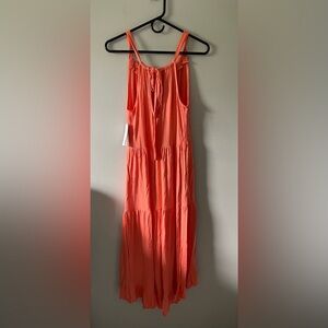 NWT - Willow Drive Coral Sleeveless Maxi Dress